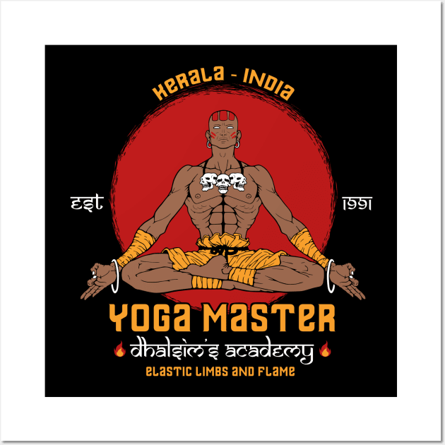 Yoga Master Wall Art by Melonseta